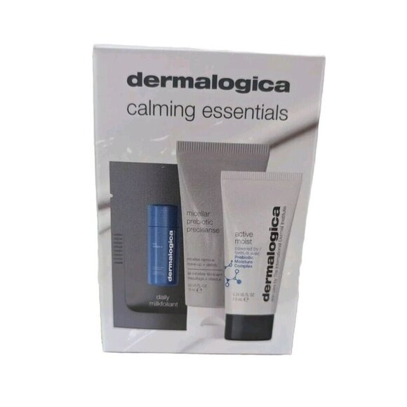3pc Dermalogica Travel/Mini Lot Set Calming Essentials - Daily milkfolianta NEW - Picture 1 of 5